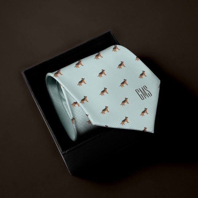 Tyska shepherd Hundar Mönster Monogrammed Slips (Skapare uppladdad)
