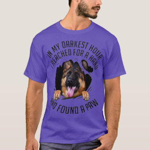 TYSKA SHEPHERD I min mörkaste timme var jag på väg T Shirt