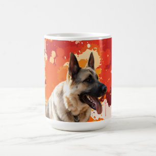 Tyska shepherd kaffemugg