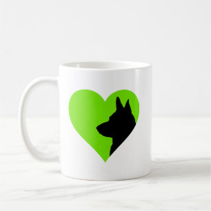 Tyska shepherd kaffemugg
