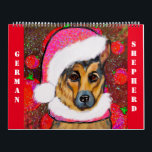 Tyska shepherd kalender<br><div class="desc">Denna vackra tyska Shepherd Art Collection skulle ge perfekten gåva!</div>