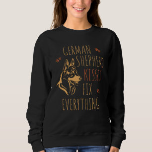 Tyska shepherd Kisses Fix Allt - Hund älskare T Shirt