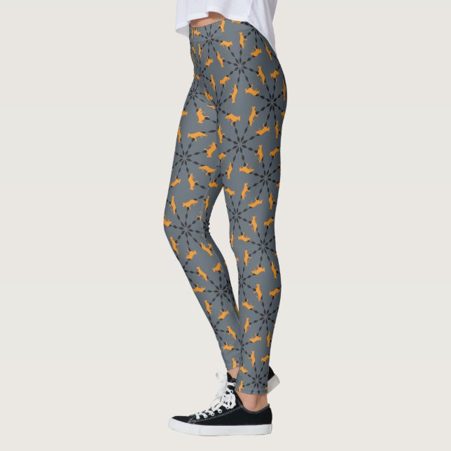 Tyska shepherd Leggins Leggings (Vänster)