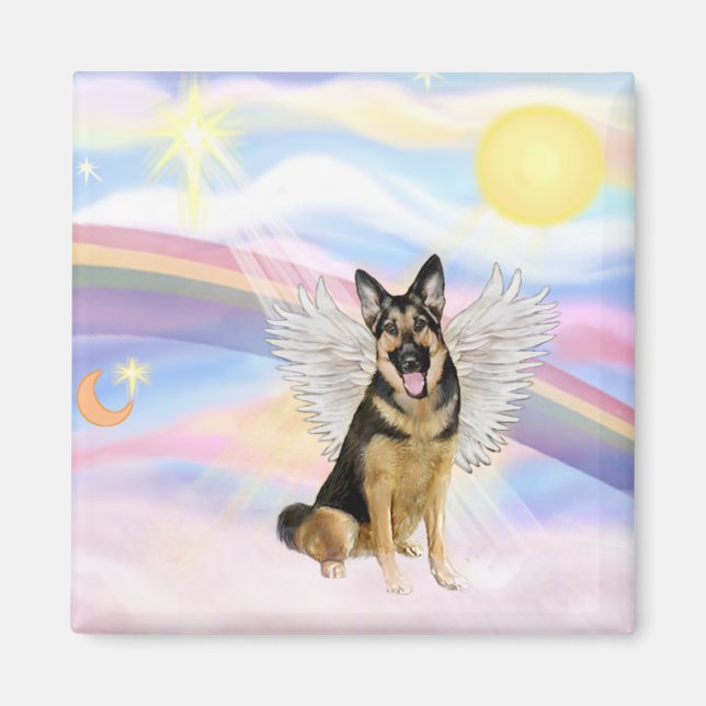 Tyska shepherd magnet (Framsidan)