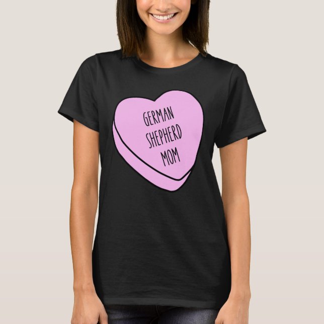 Tyska shepherd Mamma 32 T Shirt (Framsida)