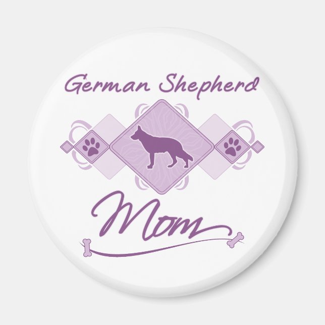Tyska shepherd Mamma Magnet (Framsidan)