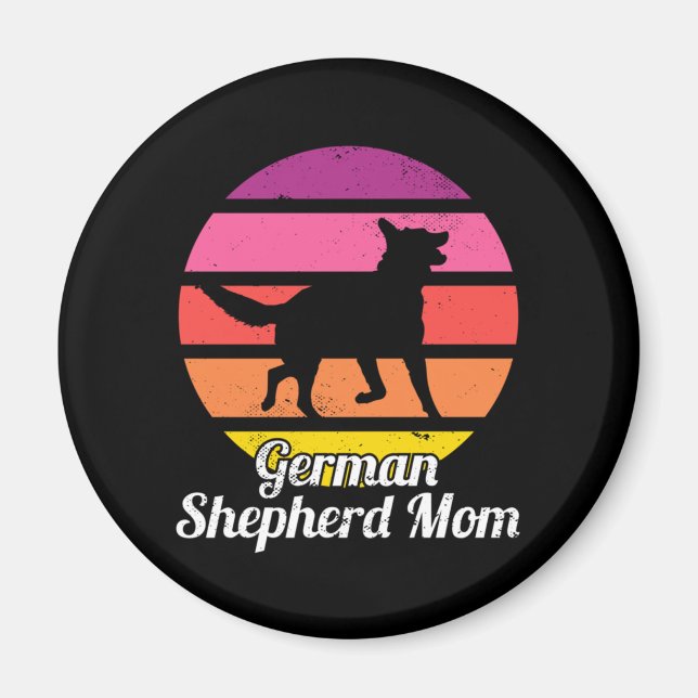 Tyska shepherd Mamma Magnet (Framsidan)