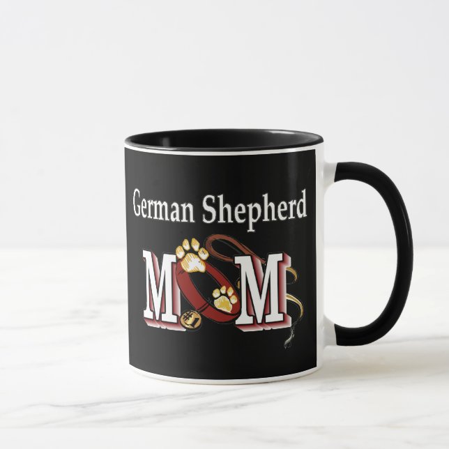 Tyska shepherd Mamma Mugg (Höger)