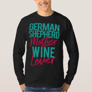 Tyska shepherd Mor Vin T Shirt