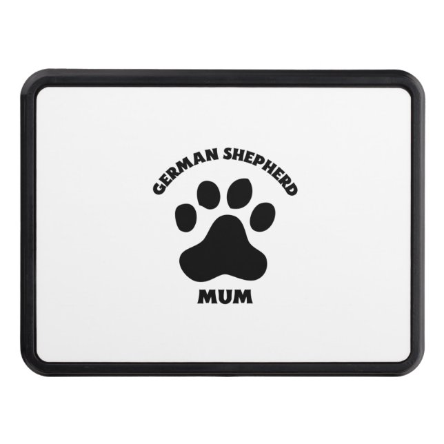 Tyska shepherd morsa dragkroksskydd (Framsidan)