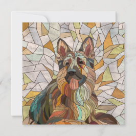 Tyska shepherd - Mosaic Art