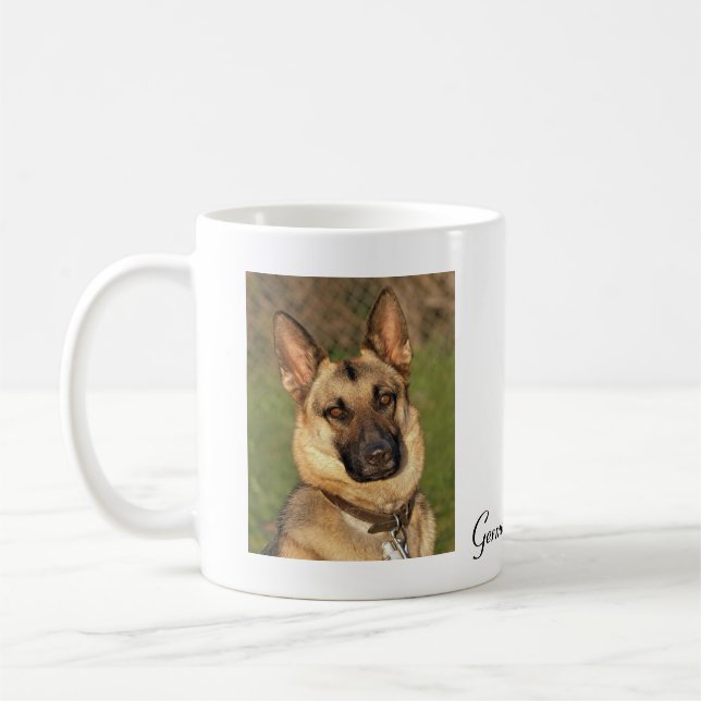 Tyska shepherd Mugg (Vänster)