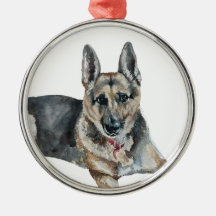 Tyska shepherd Ornament