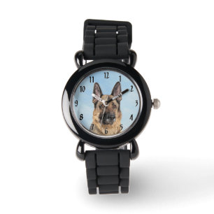 Tyska shepherd Painting - Cute Original Hund Art Armbandsur