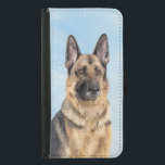 Tyska shepherd Painting - Cute Original Hund Art Plånboksfodral För Samsung Galaxy S5<br><div class="desc">Tyska Shepherd hund porträtt, originalmålning. Vi specialiserar oss på söt och rolig originalkonst. Köp den för dig själv eller som en underbar gåva till dina tyska Shepherd-vänner. Var kreativ - klicka på CUSTOMIZE om du vill lägga till/ta bort/ändra text, ändra storlek på bild, ändra färg eller något annat som verktygen...</div>