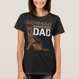 Tyska Shepherd Pappa Owner Shepard German Hund äls T Shirt