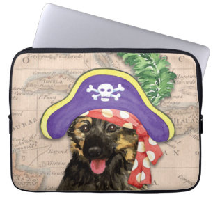 Tyska shepherd Pirat Laptop Fodral