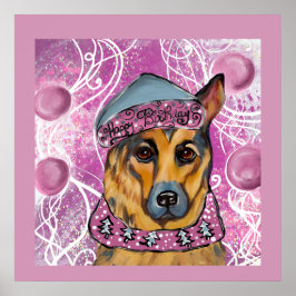 Tyska shepherd poster