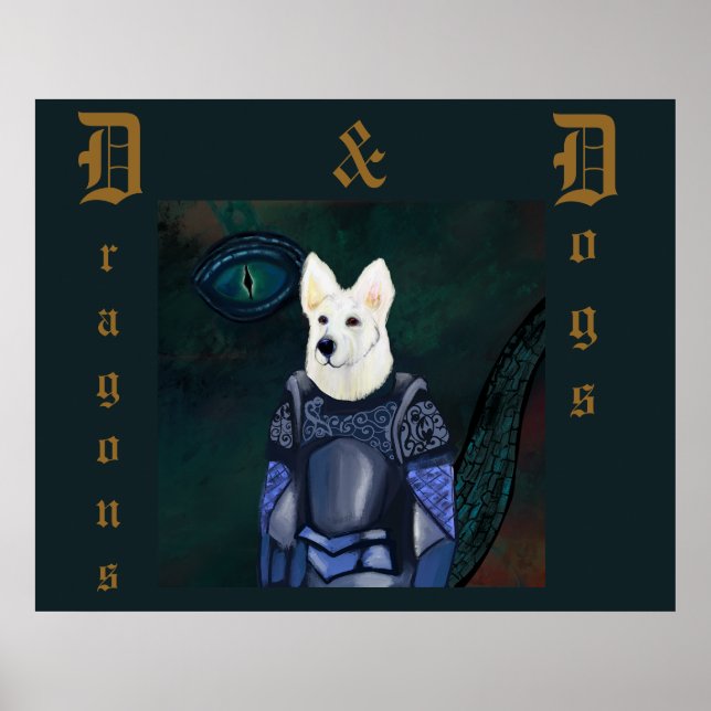 Tyska shepherd poster (Framsidan)