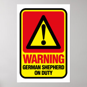Tyska shepherd Poster