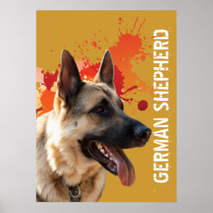Tyska shepherd poster