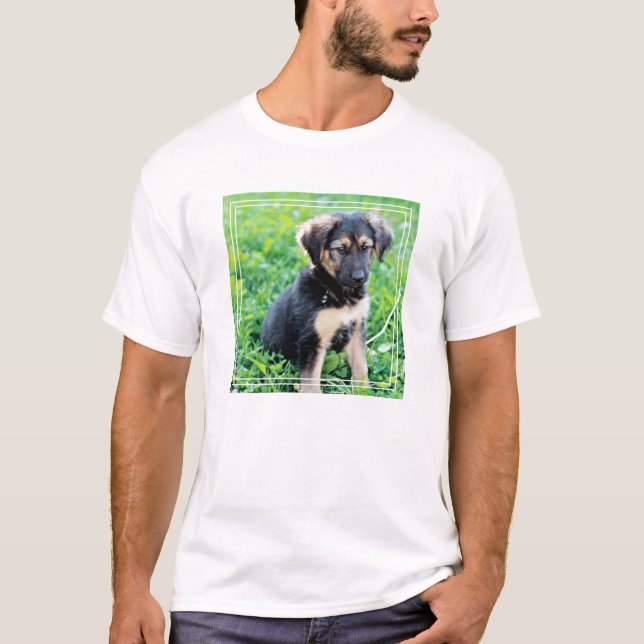 Tyska shepherd Puppy T Shirt (Framsida)