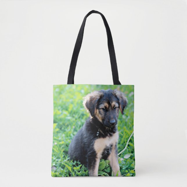 Tyska shepherd Puppy Tygkasse (Framsida)