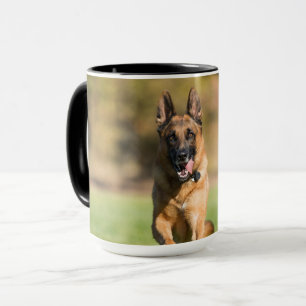 Tyska shepherd Running Mugg