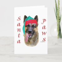 Tyska shepherd Santa Tass