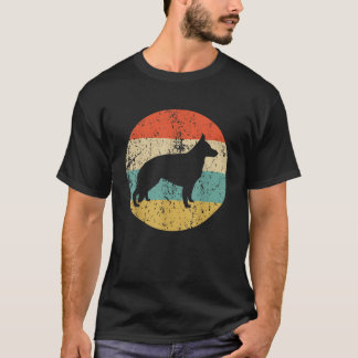 Tyska shepherd Shirt - Retro German Shepherd Hund  T Shirt