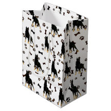 Tyska shepherd, svart Bandana Luggage Handle Wra