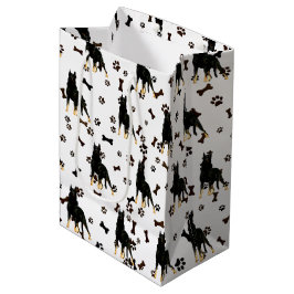 Tyska shepherd, svart Bandana Luggage Handle Wra