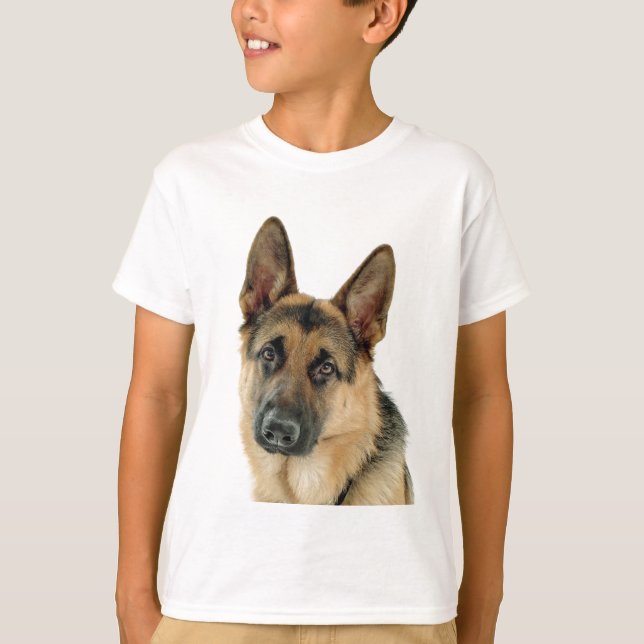 Tyska shepherd t shirt (Framsida)