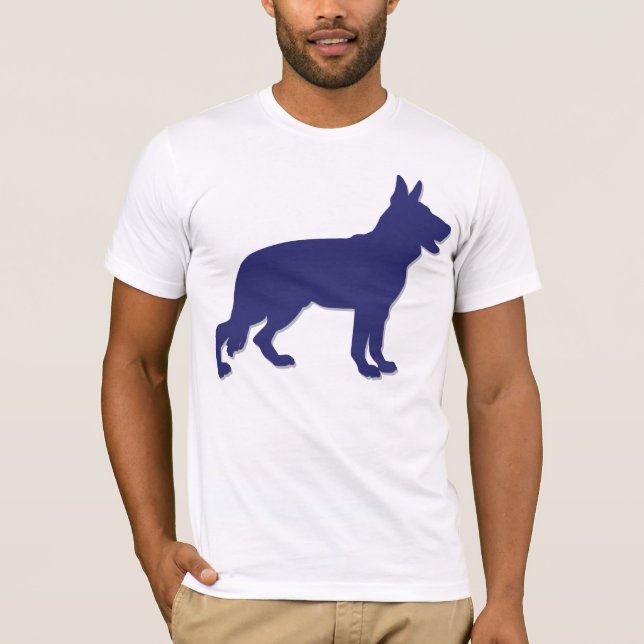 Tyska shepherd tee shirt (Framsida)