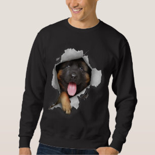 Tyska shepherd, tyska shepherd, Hund Lång Ärmad Tröja