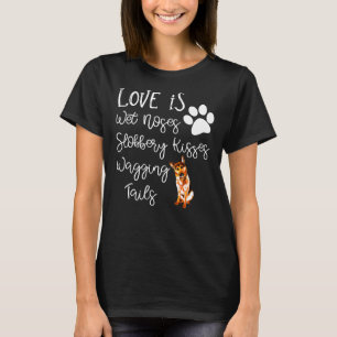 Tyska Shepherd Women Girls Kärlek My Hund T Shirt