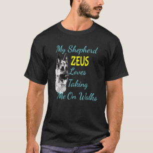 Tyska shepherd Zeus Hund Kärlek T Shirt