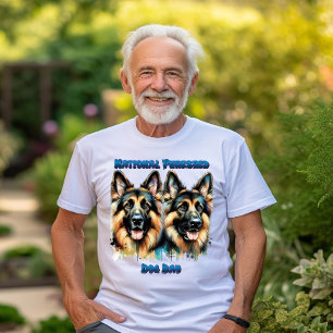 Tyska shepherds Celebrate Pureborn Hund Day T Shirt