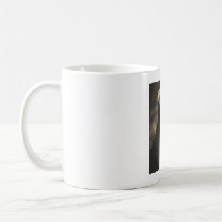 Tyska shepherds Howling vid Måne Kaffemugg