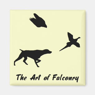 Tyska Shorthair Pointer och Falconry Magnet