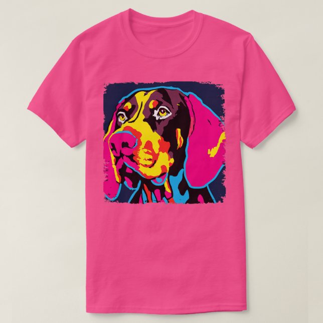 Tyska Shorthar Pointer Art Hund älskare Gifts 1 T Shirt (Design framsida)