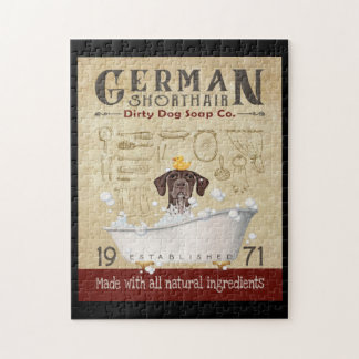 Tyska Shorthar Pointer Hund Bath Soap Company Pussel