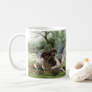 Tyska Shorthar Pointer-söta valpar Kaffemugg