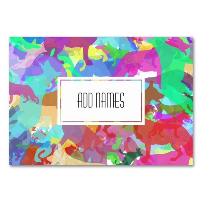 Tyska skafttablecards bordsnummer (Framsidan)