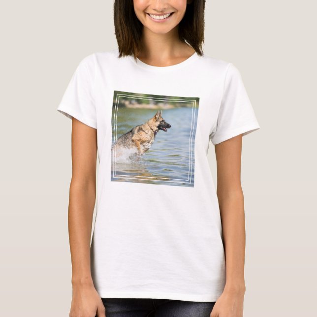 Tyska skvallerblad i Vatten T Shirt (Framsida)