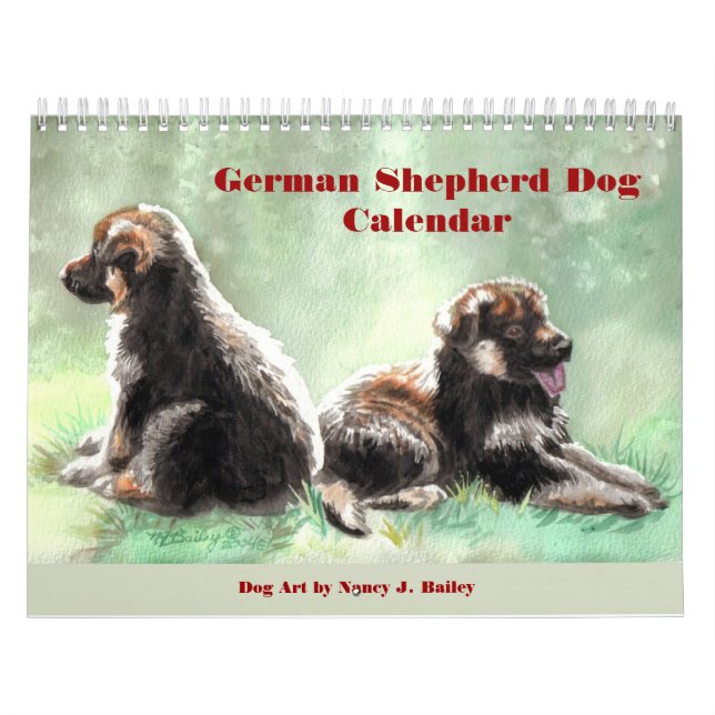 Tyska skvallerkalendern för Hund Kalender (Omslag)