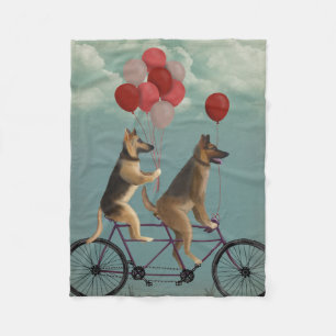 Tyska skvallertandem fleecefilt