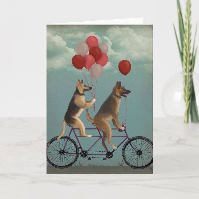 Tyska skvallertandem kort (Framsida)