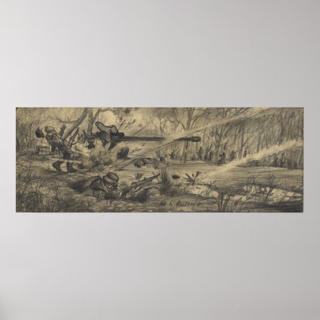 Tyska slå per artillär poster (Framsidan)