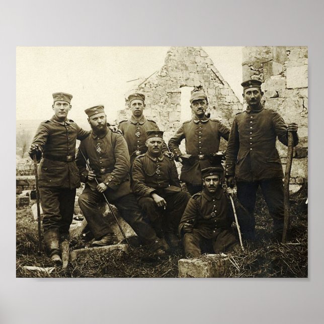 Tyska soldater poster (Framsidan)